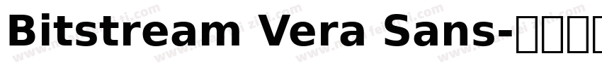 Bitstream Vera Sans字体转换